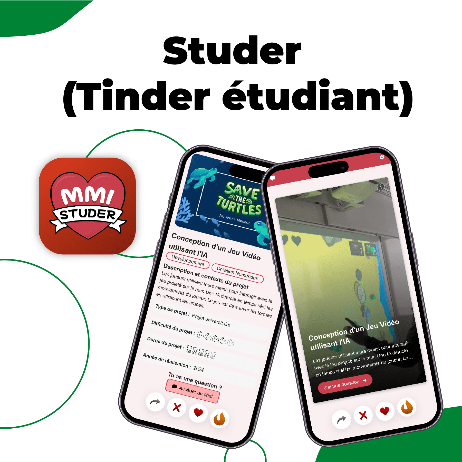 Studer - WebApp Tinder pour étudiants